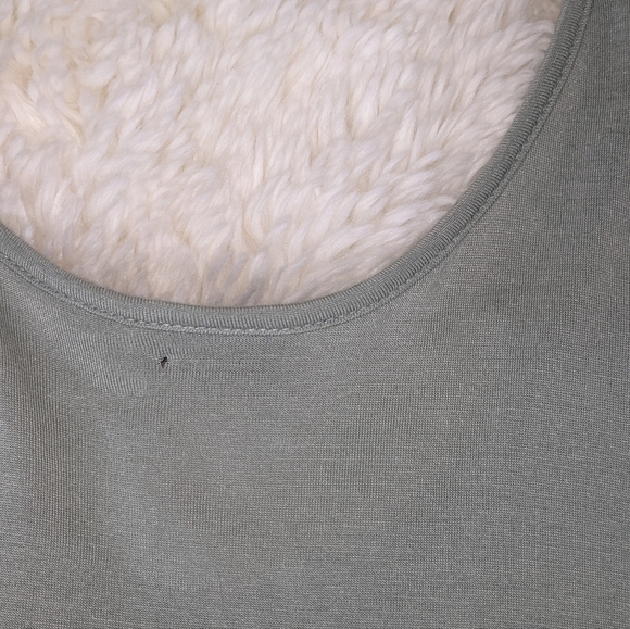 Seafoam Green w/ Silver Sequins Tank Top - Picture 5 of 5